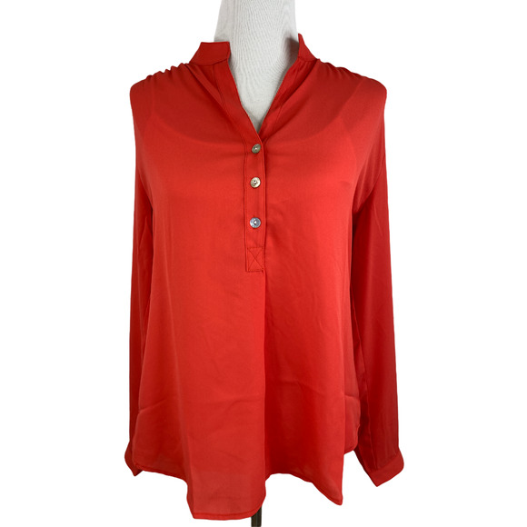 Karen Kane Tops - NEW Karen Kane Coral Coast Henley Top Size Medium